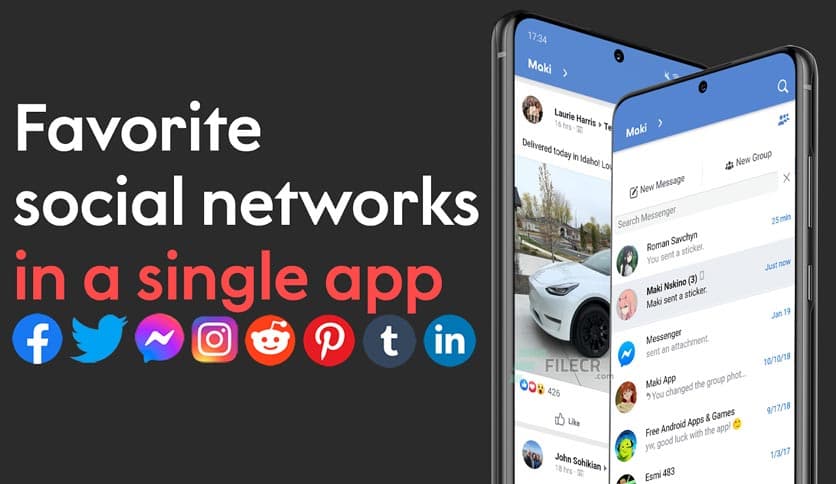 Maki Plus: all social networks in 1 v4.9.6.4