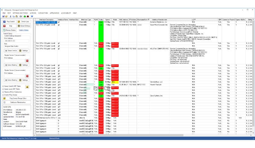 Managed Switch Port Mapping Tool 2.86.7