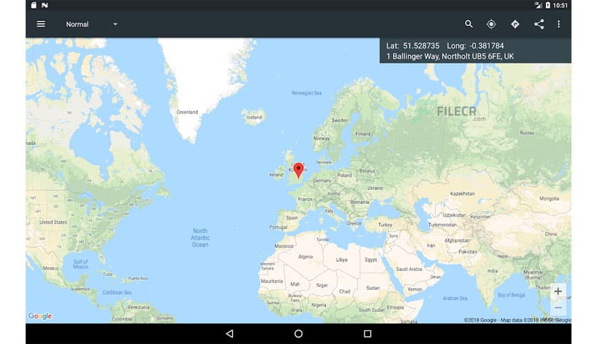 Map Coordinates 5.8.5