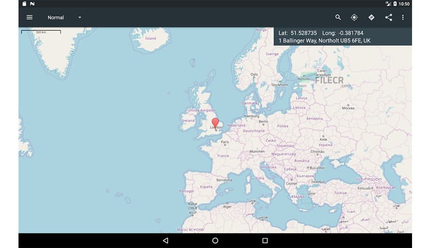 Map Coordinates 5.8.5