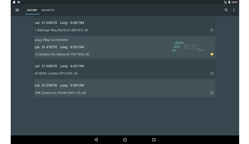 Map Coordinates 5.8.5