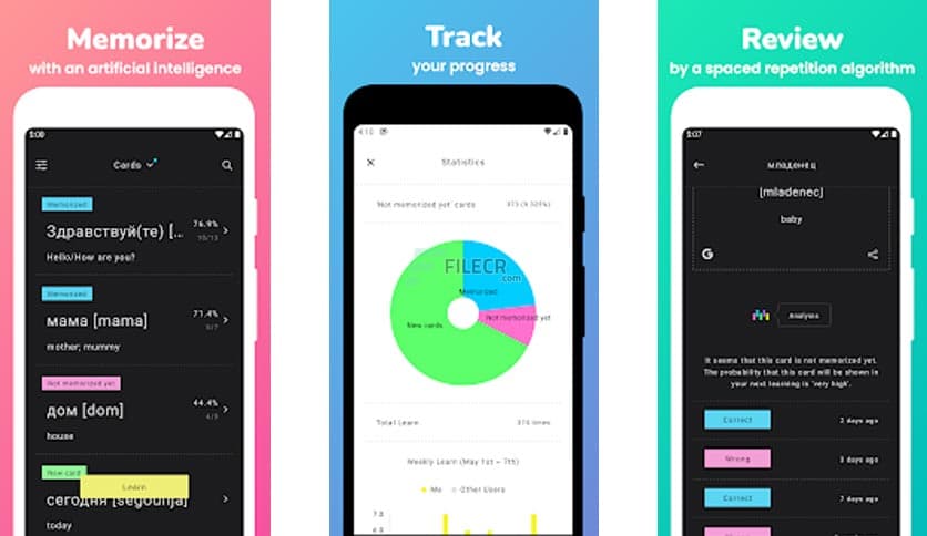 Memorize: Learn Russian Words with Flashcards 1.4.2