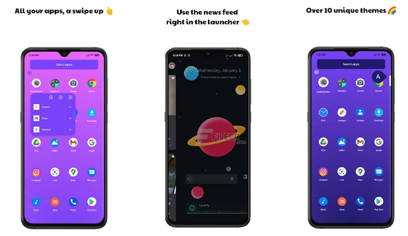Milky Launcher Pro Beautiful, Clean, Fresh vBuild 239