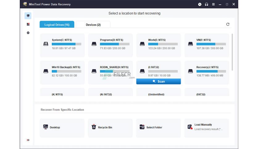 MiniTool Power Data Recovery Personal 12.8