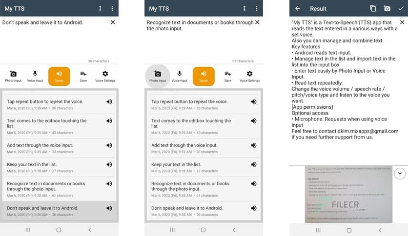 My TTS: Text-to-Speech v1.0.9 build 48