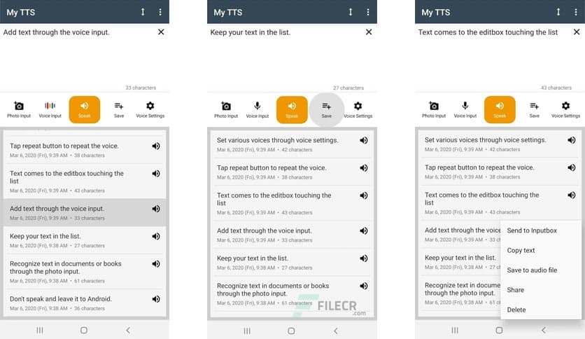 My TTS: Text-to-Speech v1.0.9 build 48