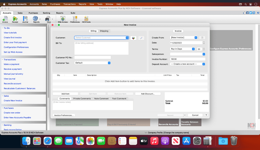 NCH Express Accounts Plus 10.14