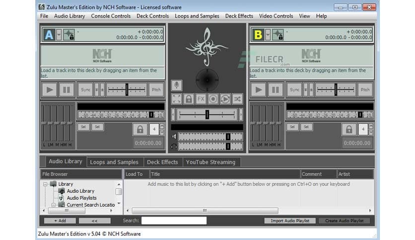 NCH Zulu DJ Software Masters Edition 5.04
