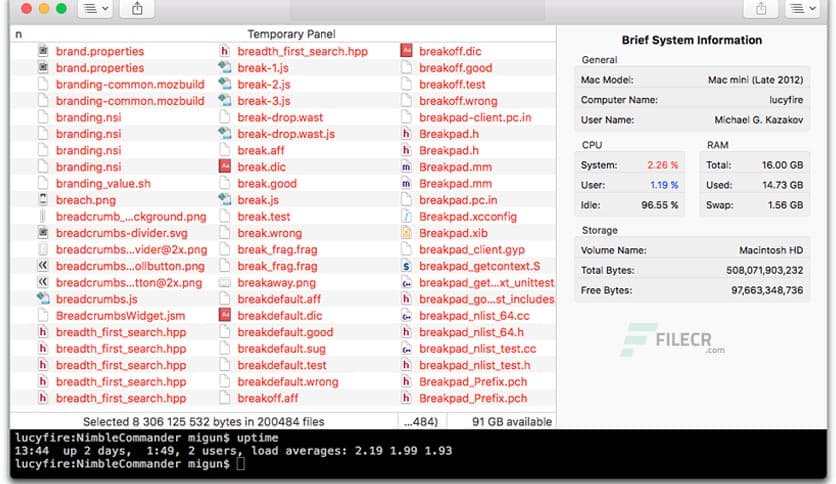 Nimble Commander Pro 1.2.9