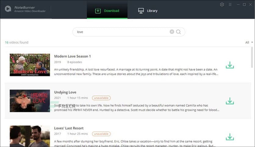 NoteBurner Amazon Video Downloader 1.0.0