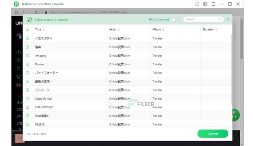 NoteBurner Line Music Converter 1.5.5