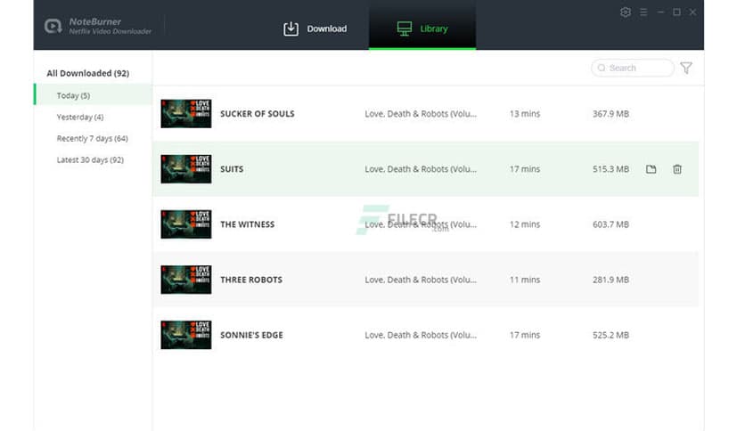 NoteBurner Netflix Video Downloader 1.8.7