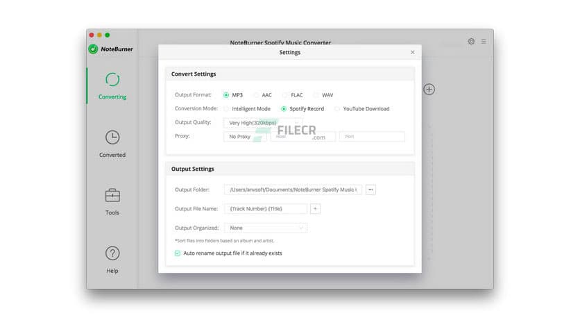 NoteBurner Spotify Music Converter 2.3.3