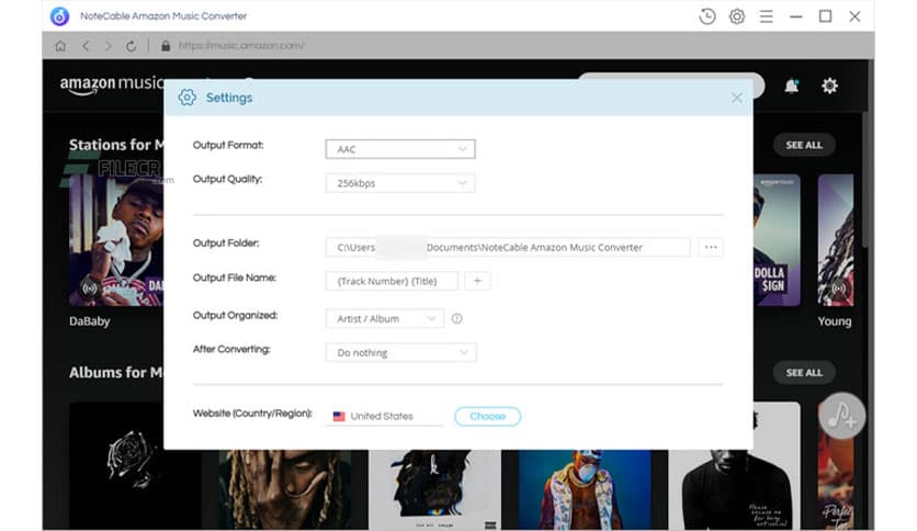 NoteCable Amazon Music Converter 1.2.5