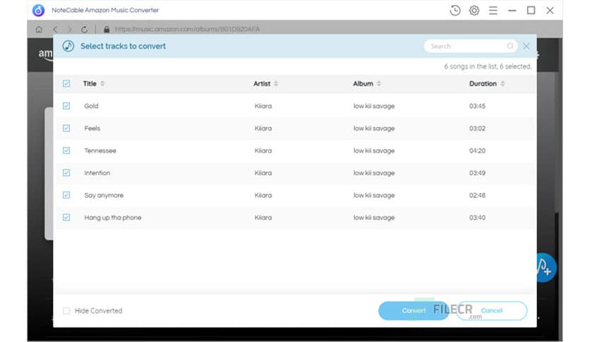 NoteCable Amazon Music Converter 1.2.5
