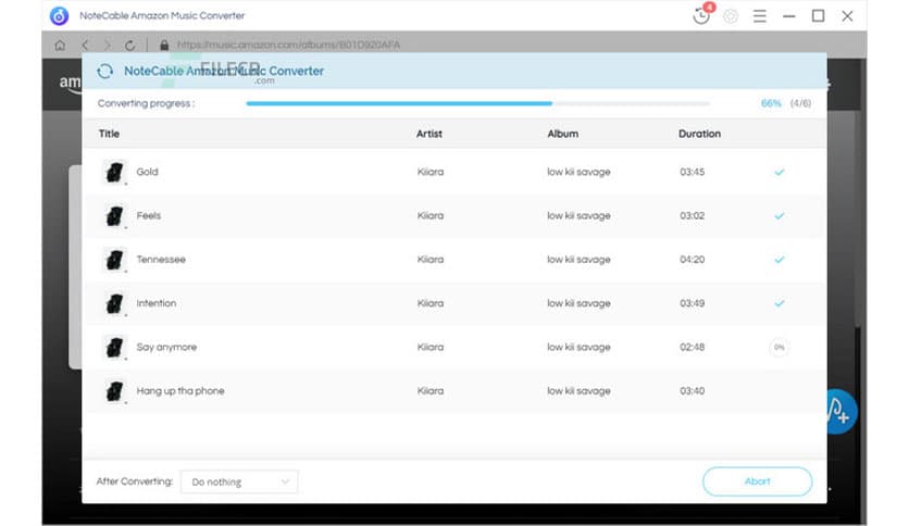 NoteCable Amazon Music Converter 1.2.5