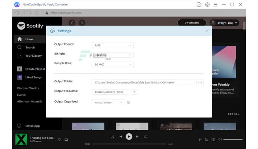 NoteCable Spotify Music Converter 1.3.5