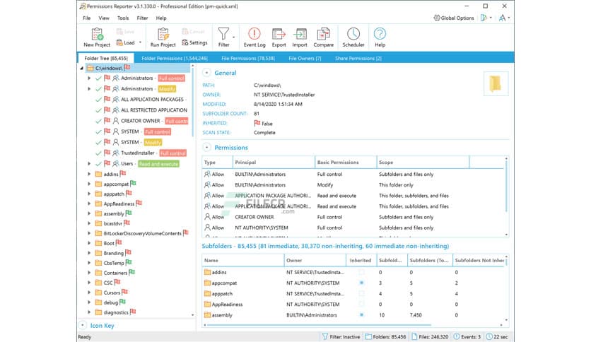 NTFS Permissions Reporter 5.0.631.0