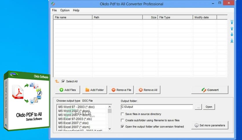 Okdo Pdf to All Converter Professional 5.9
