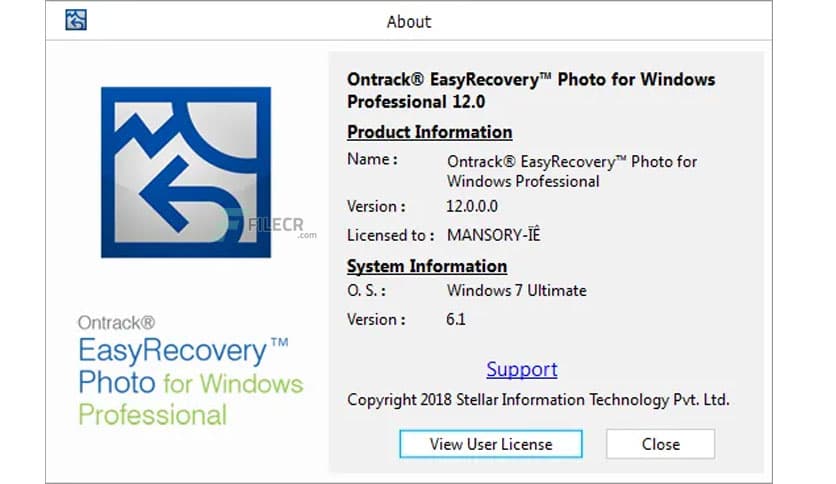 Ontrack EasyRecovery Photo 16.0.0.2