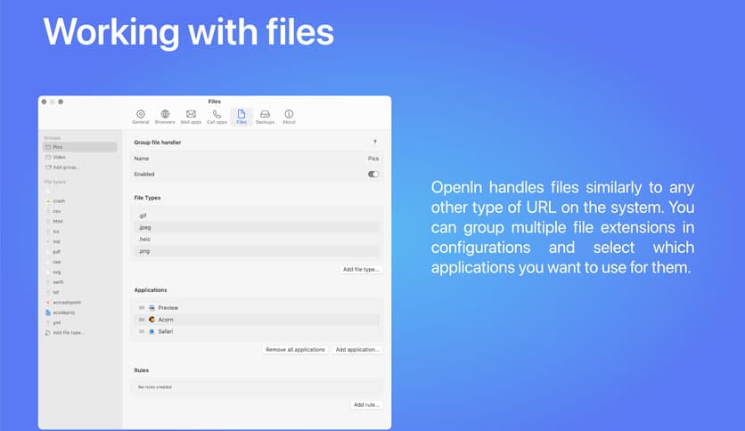 OpenIn – Advanced Link Handler 4.0.8