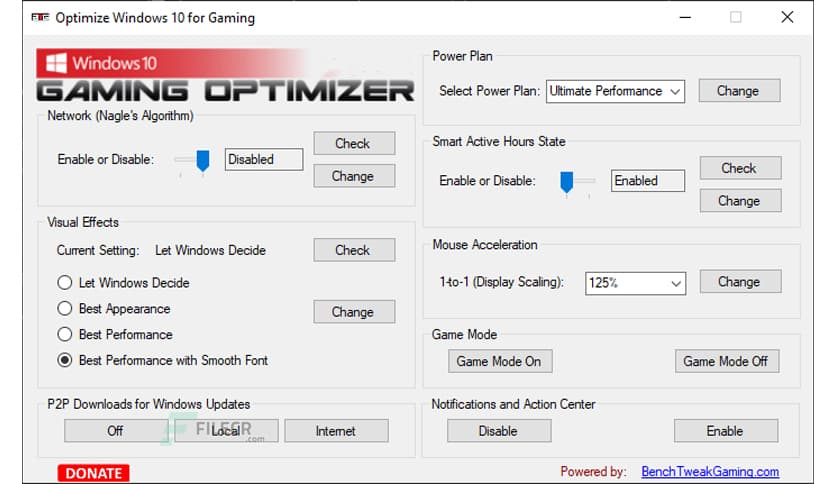 Optimize Windows 10 for Gaming 1.2 Beta