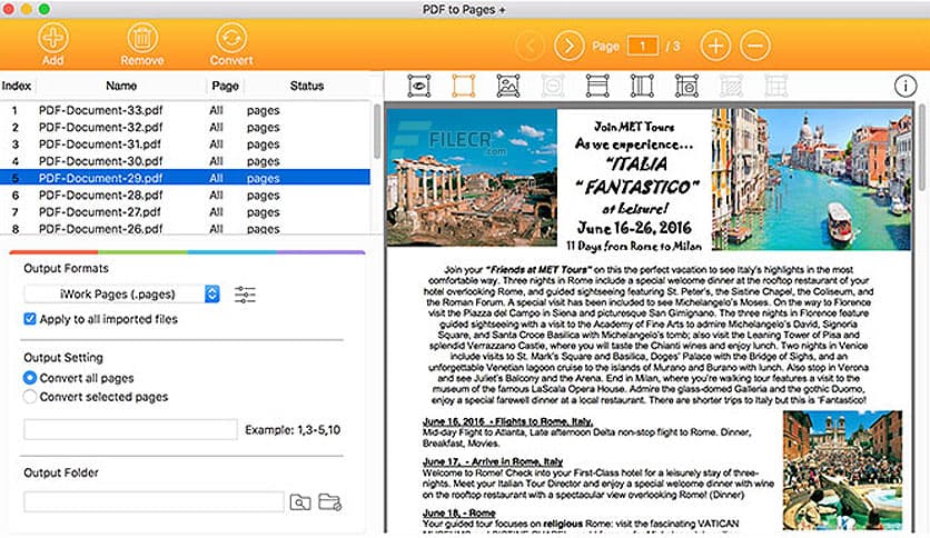 PDF to Pages Converter 6.2.1