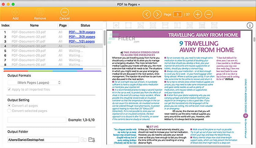 PDF to Pages Converter 6.2.1