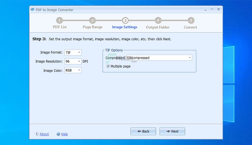 PDFArea PDF to Image Converter 5.6