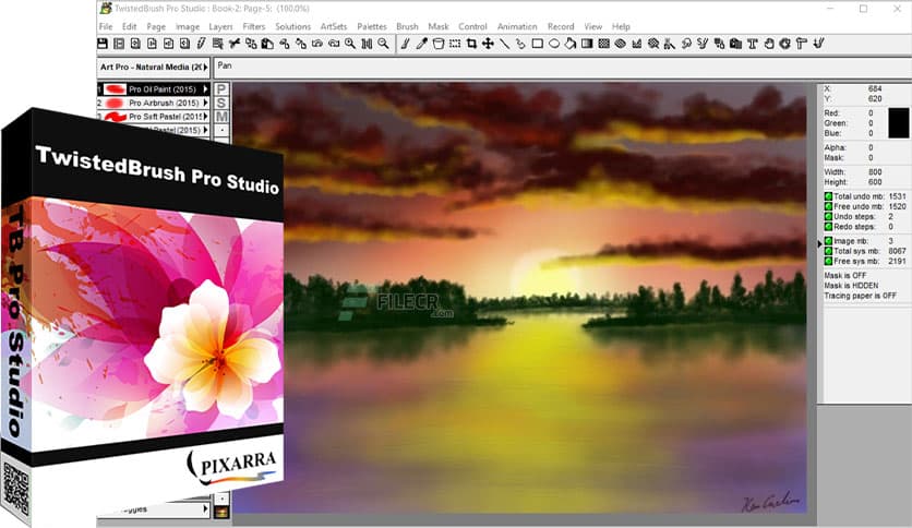 Pixarra TwistedBrush Pro Studio 26.05