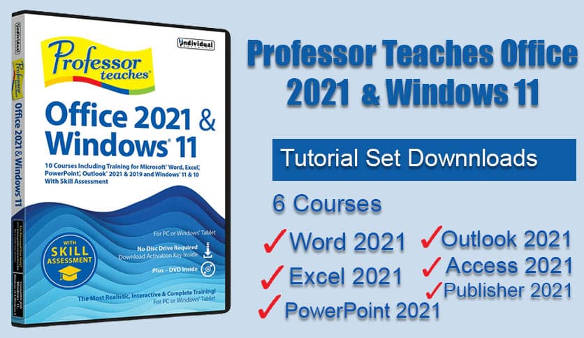 Professor Teaches Office 2021 & Windows 11 v1.0