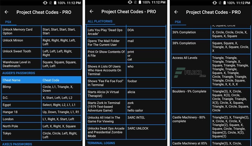 Project Cheat Codes PRO v1.4.8