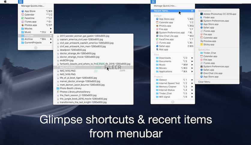 QuickLinks: Keyboard Shortcuts 3.4