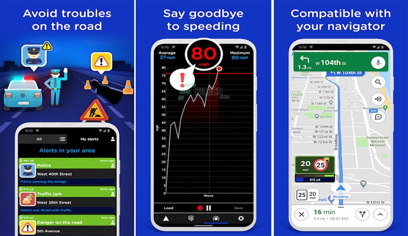 Radarbot Free: Speed Camera Detector & Speedometer 9.32.17