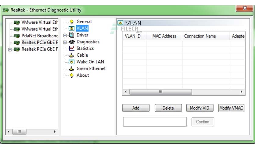 Realtek Ethernet Diagnostic Utility 2.0.8.1