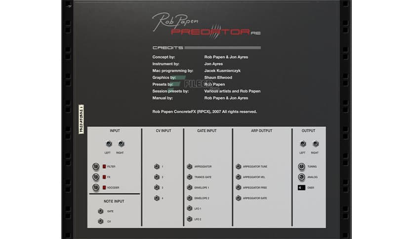 Reason RE Rob Papen PredatorRE v1.0.20