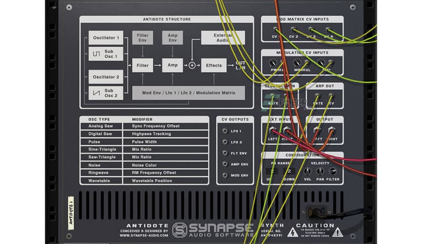 Reason RE Synapse Audio Antidote 1.2.8