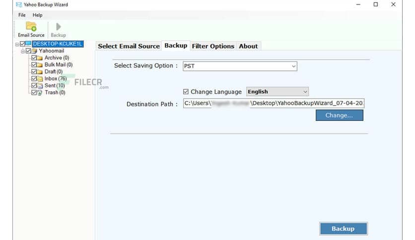 RecoveryTools Gmail Backup Wizard 7.0