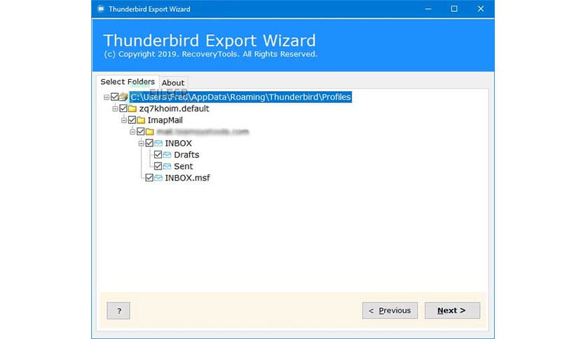 RecoveryTools Thunderbird Migrator 8.0