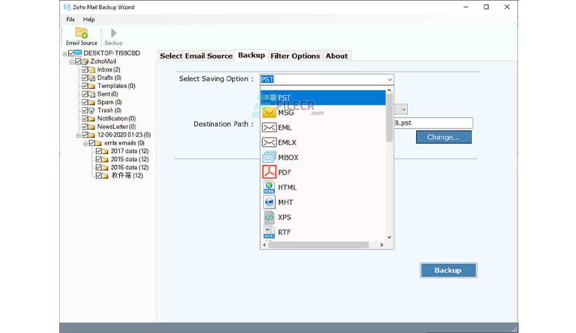 RecoveryTools Zoho Mail Backup Wizard 6.2