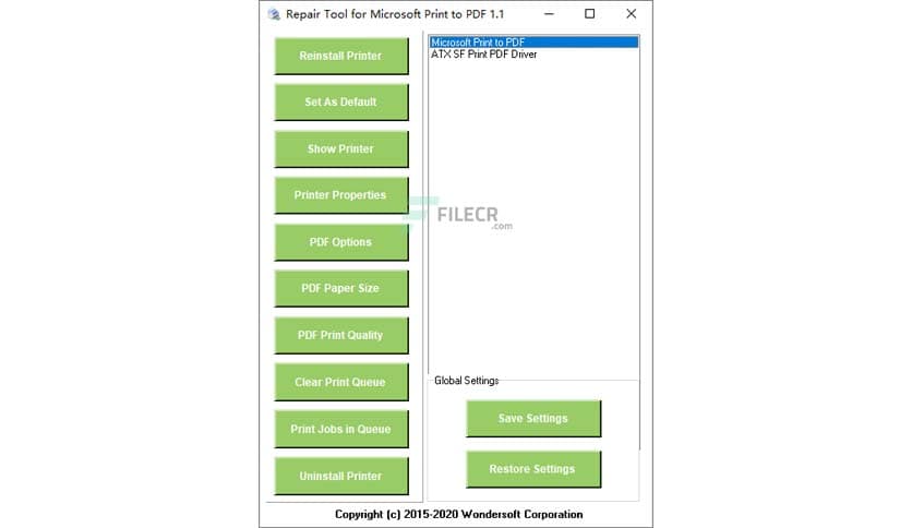 Repair Tool for Microsoft Print to PDF 1.1