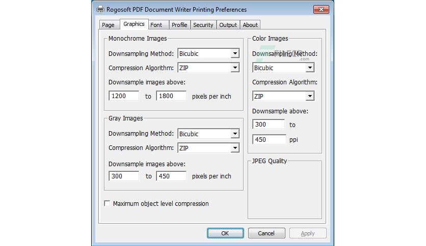 RogoSoft Tweak Microsoft Print to PDF 5.0.0.1696
