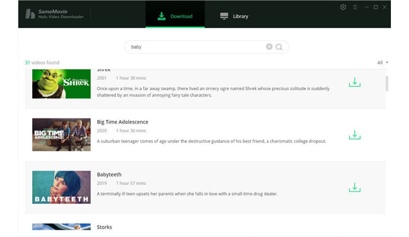 SameMovie Hulu Video Downloader 1.2.3