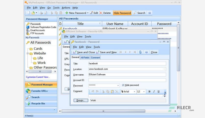 Efficient Password Manager Pro 5.60 Build 559