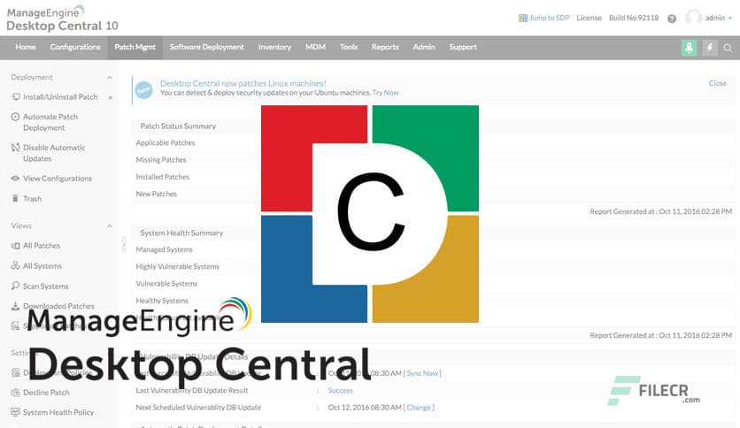 ManageEngine Desktop Central 10.0.600 Enterprise