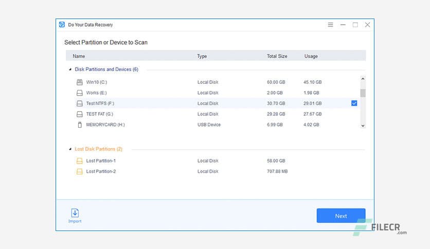Do Your Data Recovery 8.2