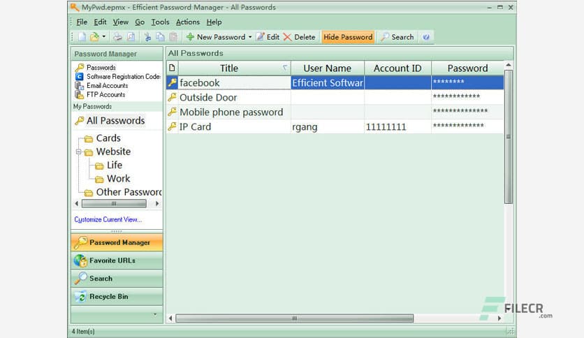 Efficient Password Manager Pro 5.60 Build 559