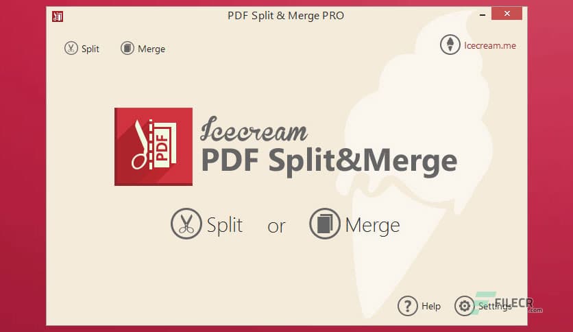 Icecream PDF Split and Merge Pro 3.47