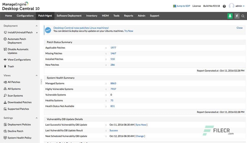 ManageEngine Desktop Central 10.0.600 Enterprise