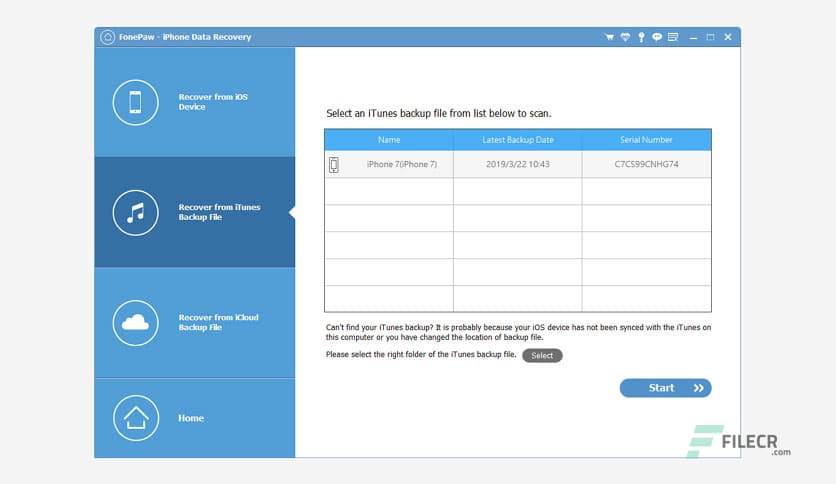 FonePaw iPhone Data Recovery 9.6